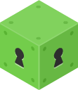 Isometric Platformer Green Crate